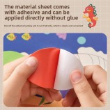 3D Pop-Up Painting Sticker Kit - Educational Handicraft Material for Kids