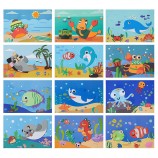 3D Pop-Up Painting Sticker Kit - Educational Handicraft Material for Kids