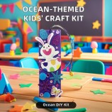 DIY Felt Animal Bookmark Craft Kit - Educational Party Favor for Kids