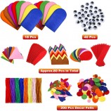 DIY Felt Hand Puppet Kit - Kids Customizable Art Craft Toy