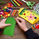 DIY Felt Hand Puppet Making Kit - Customizable Kids Art Craft Toy