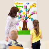 DIY Seasonal Tree Felt Board Kit - Wall Hanging Educational Activity Toy