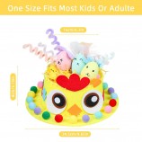 Easter DIY Foam Party Hat Kit - Chick Design for Kids