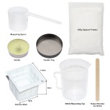 DIY Cement Candle Holder Silicone Mold - Desktop Decoration