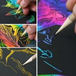 Rainbow Magic Scratch Art Paper Kit for Kids