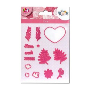 Floral & Heart Metal Cutting Dies for Scrapbooking & Paper Crafts