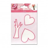 Floral & Heart Metal Cutting Dies for Scrapbooking