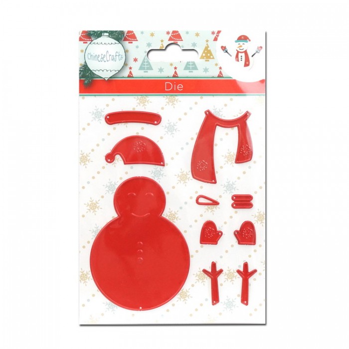 Christmas Snowman Metal Cutting Dies for Scrapbooking