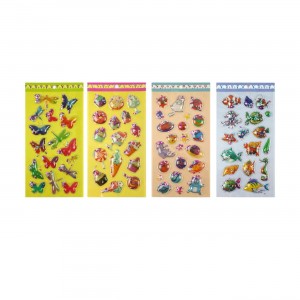 Custom 3D Puffy Stickers for Kids, PVC Vinyl Cartoon Die Cut Stickers