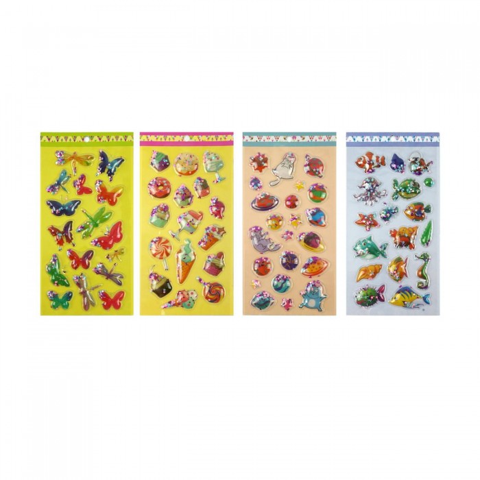 Custom Die Cut PVC Vinyl Cartoon 3D EVA Foam Puffy Stickers for Kids