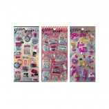 Custom 3D Puffy Stickers for Kids, PVC Vinyl Cartoon Die Cut Stickers