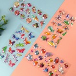 Custom Die Cut PVC Vinyl Cartoon 3D EVA Foam Puffy Stickers for Kids
