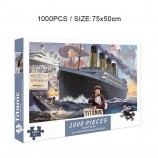 Custom Pattern Adult 1000-Piece Cartoon Paper Jigsaw Puzzle Fun and Challenging Games