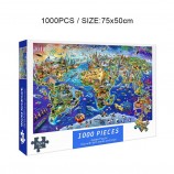 Custom 1000-Piece Landscape Puzzle for Adults Personalized Cardboard Paper Jigsaw Games