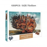 Custom 1000-Piece Landscape Puzzle for Adults Personalized Cardboard Paper Jigsaw Games