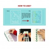 Custom Hot Selling DIY Rainbow Colour Crafts Painting Scratch Off Paper Art Book Set Kids