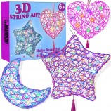 Kids 3D String Art DIY Lantern Craft Kit for Girls