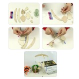 DIY Creative Wind Chime Kit Home Decoration Hanging Wooden Wind Chime Shape Can Be Customized