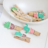 Sedex Factory Audit DIY Photo Decorated Mini Cartoon Pins Wooden Cloth Clip