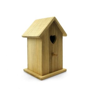 Unfinished Wooden Birdhouse Kit, DIY Outdoor Hanging Bird Nest