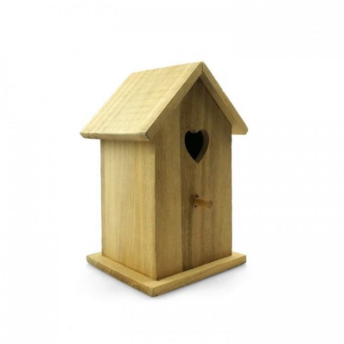 High Performance Wood Bird Nest Outdoor Hanging Bird House Wood Diy Birdhouse