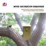 Wholesale Prices Unfinished Wooden Birdhouses Wood Bird Cage for Craft Painting
