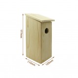 Wholesale Prices Unfinished Wooden Birdhouses Wood Bird Cage for Craft Painting