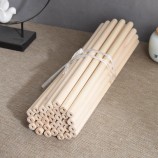 Direct Maker Tapered Unfinished Hardwood Sticks Birch Wood Dowels with Hole