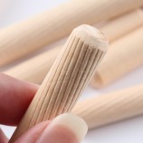 Manufacturers High Quality Round Solid Wood Assorted Sizes Threaded Wood Pin Dowels