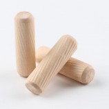 Manufacturers High Quality Round Solid Wood Assorted Sizes Threaded Wood Pin Dowels