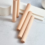 Wholesale Cheap Accessories Tapered Solid Round Cake Wood Dowel Sticks Rods
