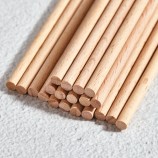 Wholesale Cheap Accessories Tapered Solid Round Cake Wood Dowel Sticks Rods