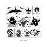 Custom Logo Personalized Wooden Rubber Stamp Set, Hand Drawn Animal & Butterfly Design
