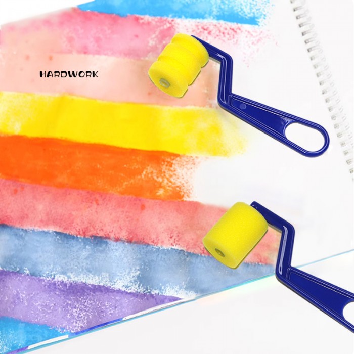 Creative DIY Art Sponge Brush Stamp Set - Kids Painting & Brushing Tools