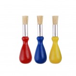 Colorful Hog Hair Brushes for Kids Painting