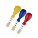 Colorful Handle Hog Hair Brushes for Kids Painting Art Supplies