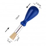 Colorful Handle Hog Hair Brushes for Kids Painting Art Supplies