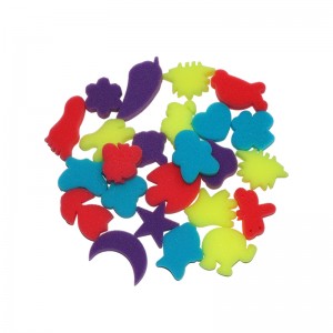 Kids' Foam Sponge Stamps for Early Learning