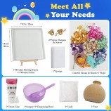 DIY Cream Glue Mosaic Art Kit - Handmade Vase & Room Decor Gem Craft Set