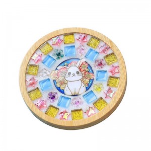 DIY Cartoon Coaster Mosaic Kit for Kids