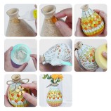 DIY Colored Mini Glass Mosaic Vase Art Craft Kit