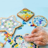 DIY Glass Mosaic Coaster Kit - Customizable Educational Craft Toy