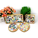 Home Decor DIY Mosaic Coaster Set - Kids Educational Gift Craft Kit