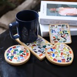 Home Decor DIY Mosaic Coaster Set - Kids Educational Gift Craft Kit